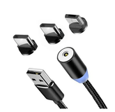 1HORA Cable 3 En 1 V8/Tipo C/Lighting de 1M CAB253